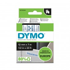 DYMO D1 Juostelė 12mm x7m / mėlynas ant baltos (45014 / S0720540)