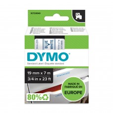 DYMO D1 Juostelė 19mm x 7m / mėlynas ant baltos (45804 / S0720840)