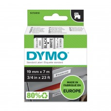 DYMO D1 Juostelė  19mm x 7m / juodas ant baltos (45803 / S0720830) 