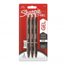 Pliiatsikomplekt Sharpie S-GEL 3-Pack Must - 2136598