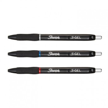 Pildspalvas komplekts Sharpie S-GEL 3-PACK melns, zils, sarkans - 2136596