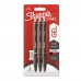 Pildspalvas komplekts Sharpie S-GEL 3-PACK melns, zils, sarkans - 2136596