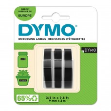 DYMO 3D lente mehāniskajam uzlīmju printerim 9 mm x 3 m (3 gab.) / melna (S0847730)