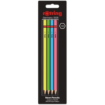 Rotring Core pieštukų rinkinys Neon HB 4 vnt. - 2094213