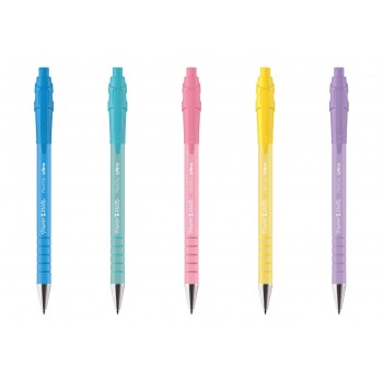 Tušinukas Paper Mate Flexgrip Ultra Pastel RT 1,0mm Juoda 5 vnt. - 2152934