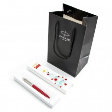 Parker Jotter Red tušinukų rinkinys dovanų dėžutėje su dovanų maišeliu