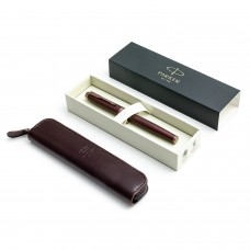 Parker Monochrome Burgundy Tušinuko rinkinys su užsegamu dėklu Parker Monochrome Burgundy Tušinuko rinkinys su užsegamu dėklu