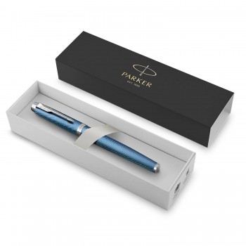 Tušinukas su dangteliu Parker IM Premium Blue Grey CT - 2143648 Tušinukas su dangteliu Parker IM Premium Blue Grey CT - 2143648