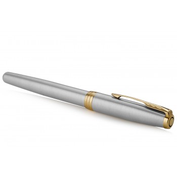 Tušinukas su dangteliu Parker Sonnet Stainless Steel GT - 1931506 Tušinukas su dangteliu Parker Sonnet Stainless Steel GT - 1931506