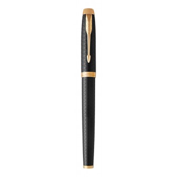 Parker IM Black plunksnakočių rinkinys dėžutėje su dovanų maišeliu