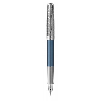 SONNET PREMIUM METAL & BLUE CT (F) 18K täitesulepliiats - 2119743