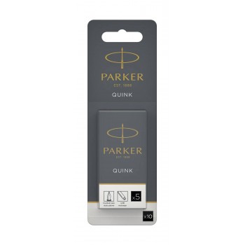 Tintes kapsulas Parker Quink Melns 10 vnt - 1950206