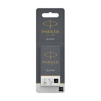 Rašalo kapsulės Parker Quink Juoda 10 vnt - 1950206