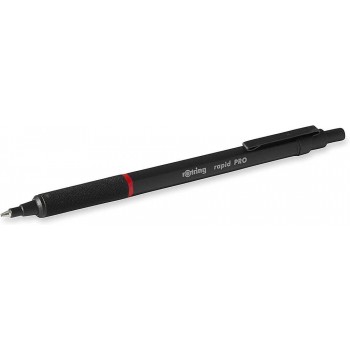 Rotring Rapid Pro profesionalus metalinis rašiklis, juodas 1904292