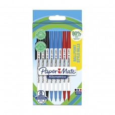 Paper Mate korgiga pastapliiatsid segavärvid 8tk. - 2187680 Paper Mate korgiga pastapliiatsid segavärvid 8tk. - 2187680