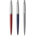 "Parker Jotter Kensington Red Ct" ir "Jotter Royal Blue Ct" gelinio rašiklio ir nerūdijančio plieno automatinių pieštukų rinkinys - 2032740