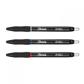 Tušinukų rinkinys Sharpie S-GEL 3-PACK juodas, mėlynas, raudonas - 2136596
