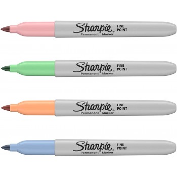 Marķieris Sharpie Fine Pastelowe 4 gab blisterī - 2065402