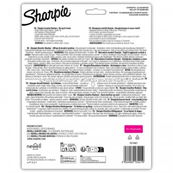 Kūrybiški Sharpie akriliniai žymekliai žemės spalvų (kūginis galiukas) 12 vnt. - 2213421 Kūrybiški Sharpie akriliniai žymekliai žemės spalvų (kūginis galiukas) 12 vnt. - 2213421