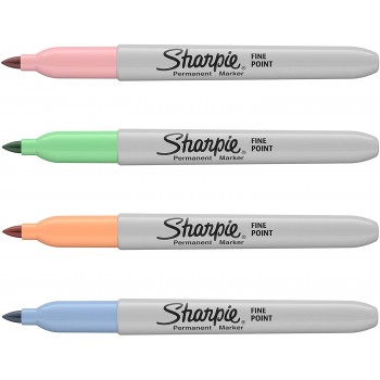 Marķieris Sharpie Fine Permanent Pastel 4 gab blisterī - 2065402