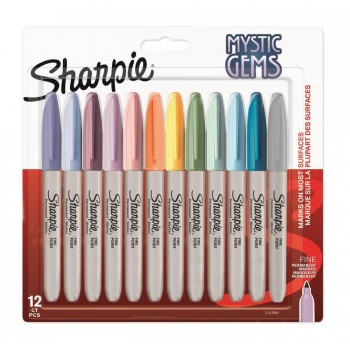 Marķieru komplekts Sharpie Fine Mystic Gems 12 gab. - 2157681