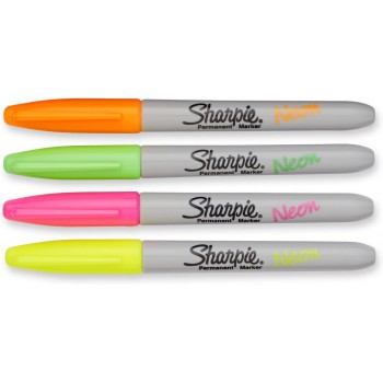 Marķieru komplekts Sharpie Fine NEON 4 gab. - 1985855