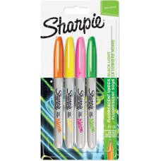 Marķieru komplekts Sharpie Fine NEON 4 gab. - 1985855