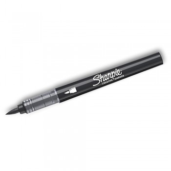 Sharpie akrilinis žymeklis Juodas (juodas) - teptuko galiukas, 1 vnt. - 2218069