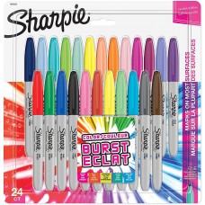 Sharpie Fine Color Burst 24 spalvų žymeklių rinkinys - 1956292