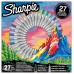 Sharpie Top plonų ir itin plonų permanentinių žymeklių rinkinys, 27 vnt. - 2205231