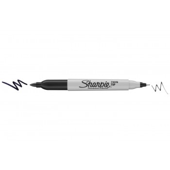 Sharpie Twin Tip juodos spalvos žymeklis - S0811100