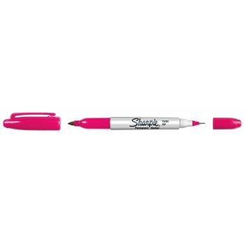 Sharpie Twin Tip rozā marķieris 1 gab.