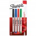 Sharpie Ultra Fine itin ploni standartinių spalvų žymekliai, 4 vnt., 0,5 mm - 1985879