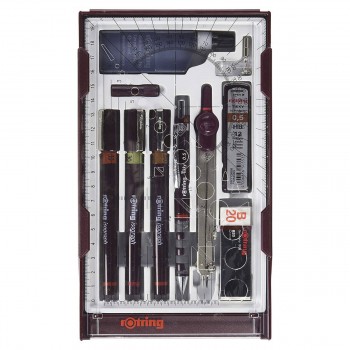 Rotring Master SET Rapitografai (izografai) 0.1 / 0.3 / 0.5 - S0699420