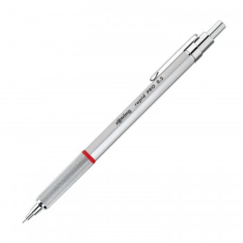 Rapid Pro automatinis pieštukas - Rotring - 0,5 mm, sidabrinės spalvos 1904255