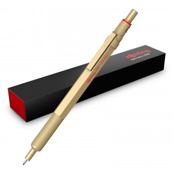 Rotring automatinis pieštukas 600 0,5 Auksinis - 2158796
