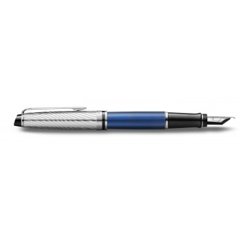 Waterman Expert Deluxe Metallic Blue CT (F) plunksnakotis - 2187650