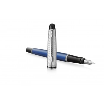 Waterman Expert Deluxe Metallic Blue CT (F) plunksnakotis - 2187650