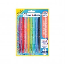 Flair Dual - dviejų galiukų tušinukai, mišrios spalvos, 8 vnt. 2199386
