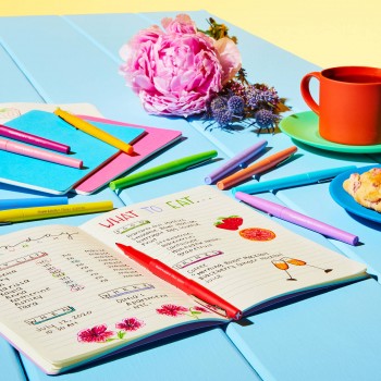 Kvepiančių lainerių rinkinys piešimui PaperMate Flair Scented 12 (0,7mm) - 2138467