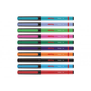 Rotring Linner plonųjų lainerių rinkinys 0,4 mm, 10 spalvų - 2166220 Rotring Linner plonųjų lainerių rinkinys 0,4 mm, 10 spalvų - 2166220