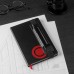 ROtring 600 dovanų rinkinys su minkštu dėklu ir užrašų knygute | Mechaninis pieštukas | Juodas - 2224710