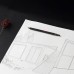 ROtring 600 dovanų rinkinys su minkštu dėklu ir užrašų knygute | Mechaninis pieštukas | Juodas - 2224710
