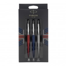 Zestaw Parker Długopis Jotter Kensington Red Ct i Długopis Żelowy Jotter Royal Blue Ct i Ołówek Automatyczny Stainless Steel Ct - 2032740