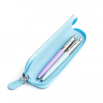 Parker Jotter Originals Lilac ja Pastel Blue pastapliiatsi kinkekomplekt sinise ümbrisega