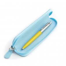 Parker Jotter Originals Yellow rašiklio dovanų rinkinys su mėlynu dėklu