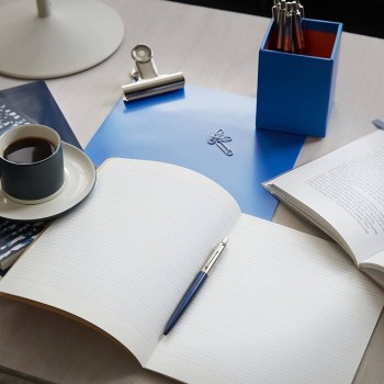 Parker Jotter Royal Blue CT tušinuko ir pieštukų rinkinys metalinėje dėžutėje