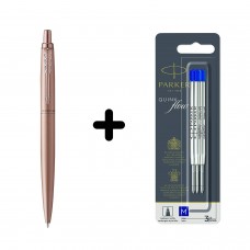 Parker Jotter XL Pink PGT Tušinukas + mėlynas tušinuko papildymas (M) 3 vnt. Parker Jotter XL Pink PGT Tušinukas + mėlynas tušinuko papildymas (M) 3 vnt.