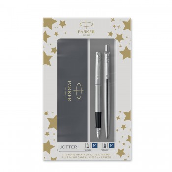 Parker pildspalva un lodīšu pildspalva Jotter nerūsējošā tērauda CT 2093258