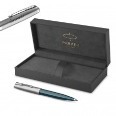 Parker 51 Teal Blue CT tušinukas su graviūra